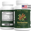 Berberine Complex Supplement with Ceylon Cinnamon,Green Tea Extract,Black Pepper Extract,Chromium Picolinate,Natural Herbal Complex,120 Capsules