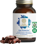 PURE SYNERGY Eye Protector | 100% Natural, Vegan Eye Health Supplement | with Organic Astaxanthin, Lutein, & Zeaxanthin | for Healthy Vision (60 Capsules)