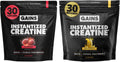 Gains in Bulk Instantized Creatine Monohydrate for Women and Men, Soluble Pre Workout Powder, Supports Muscle Building, Strength and Performance, Sweet Lemonade and Sour Raspberry, 60 Servings