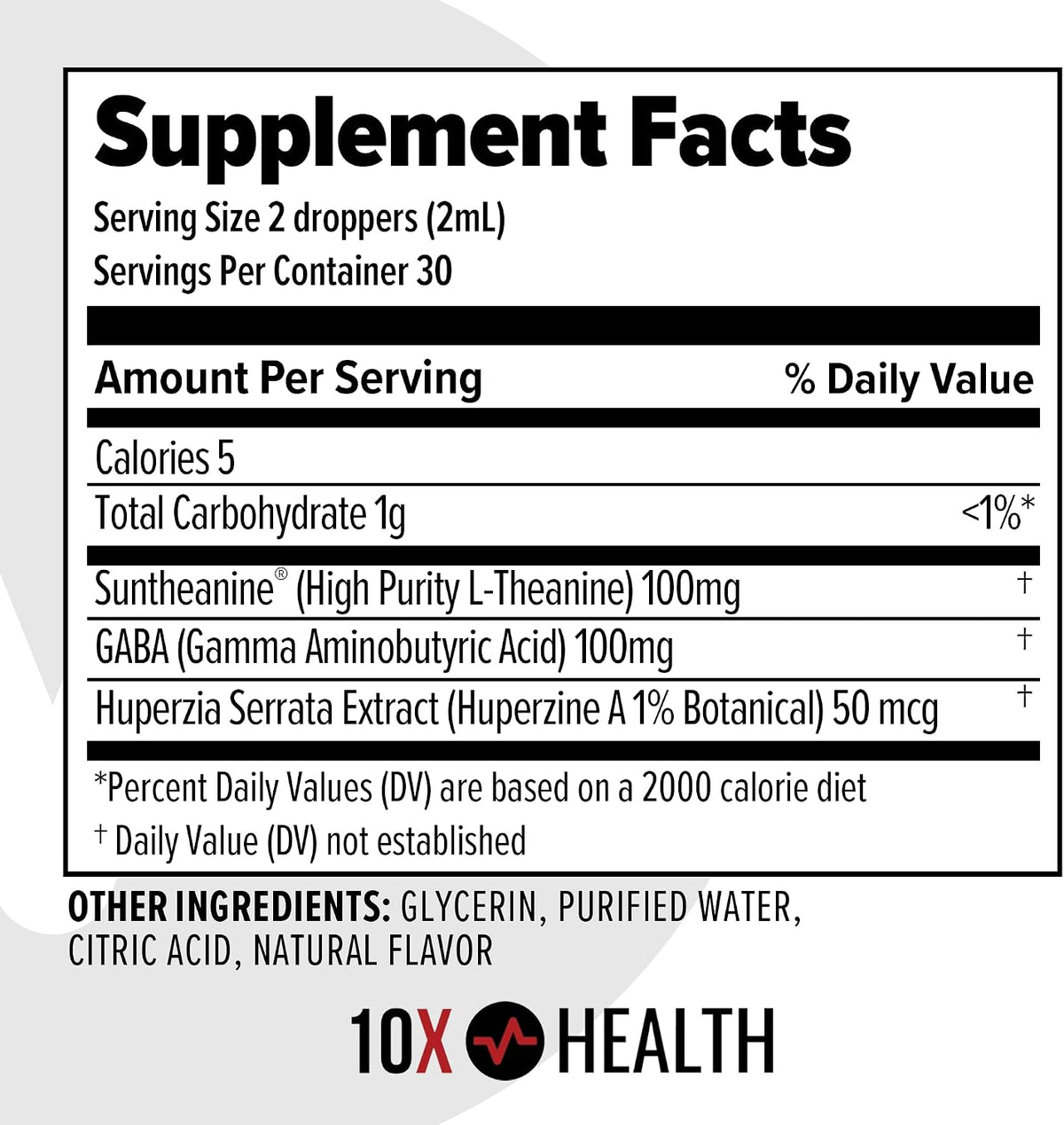 10X Health Methylated Multivitamin - Daily + Calm Kit | Multinutrient Capsules + L-Theanine & GABA Liquid Drops, 2-Pack Bundle