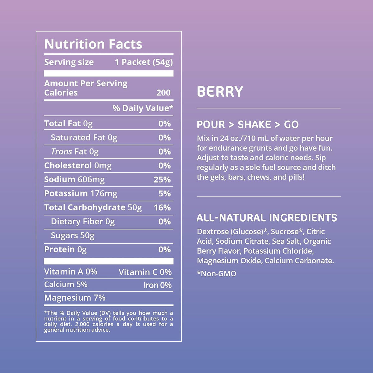 Tailwind Nutrition Endurance Fuel, Berry, 12 Servings