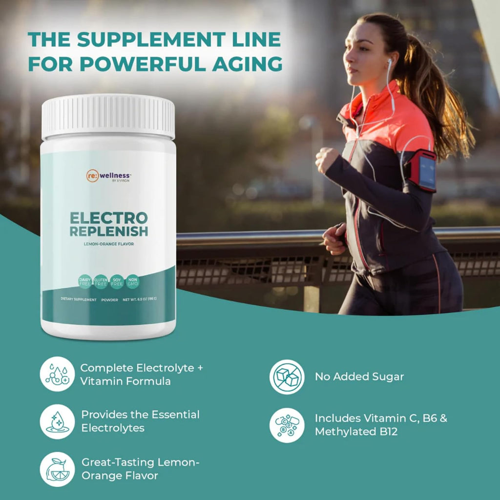 Reignite Wellness by JJ Virgin SHEatine Powder (Orange) and ElectroReplenish