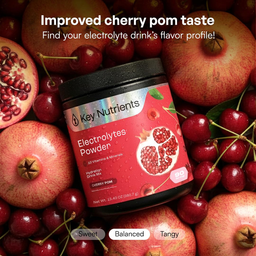 KEY NUTRIENTS Potassium Multivitamin Electrolytes Powder, Lemonade, 90 Serv