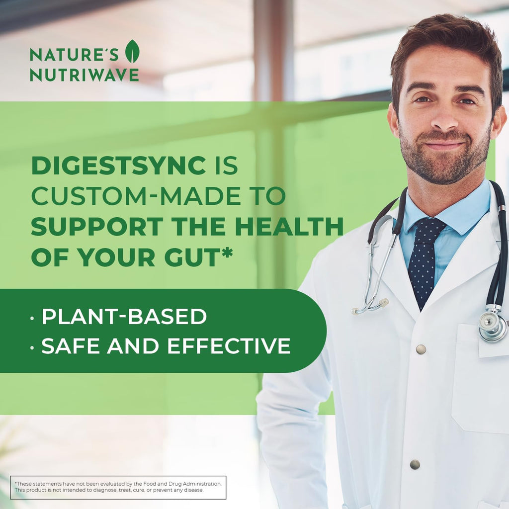 DigestSync Green Powder – Botanical Formula – 30 Servings, 1 Month Supply | Botanical green powder that mixes into water or smoothies | Non-GMO, plant-based blend | Unflavored daily scoop