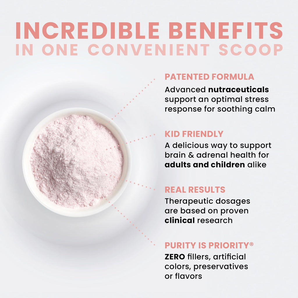 Pure Therapro Rx Just Relax Cherry - 60 Servings | Supports Relaxed Mood & Healthy Blood Pressure | Myo-inositol, Di-Magnesium Malate, GABA, Taurine, & L-Theanine