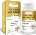 CANLIST Organic Mushroom Complex Capsules with Lion's Mane, Cordyceps, Reishi, Help for Cognitive Focus, Immune Support & Brain Health, Vegan, Non-GMO, 90 Capsules