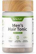 Snap Supplements Men's Hair Tonic, Vitamins for Men with Biotin, 60 Capsule | Nutritional Support for Hair, Skin, Nails & Beard with Kelp, Bamboo, Collagen Peptides, & Horsetail, Non-GMO, Gluten-Free