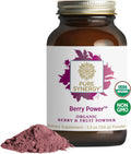 PURE SYNERGY Berry Power | Organic Berry and Fruit Powder | Antioxidant Supplement with Organic Acai, Acerola, and Wild Blueberry | for Healthy Aging, Immune, and Skin Support (5.3 oz Powder)