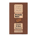 Santa Cruz Paleo Protein Bar – 20g Grass-Fed Whey & Collagen Protein – Wildflower Honey Sweetened, No Seed Oils, High Protein Snack Bar (Chocolate Flavor, Pack of 10)