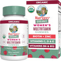 MARYRUTH'S Multivitamin Gummies for Women Ages 14+ | Immune Support | Hair & Skin Health | Reproductive Health | Vitamin A C D E B6 B12 Biotin Zinc Iodine | Organic | Vegan | Non-GMO | 60 Count