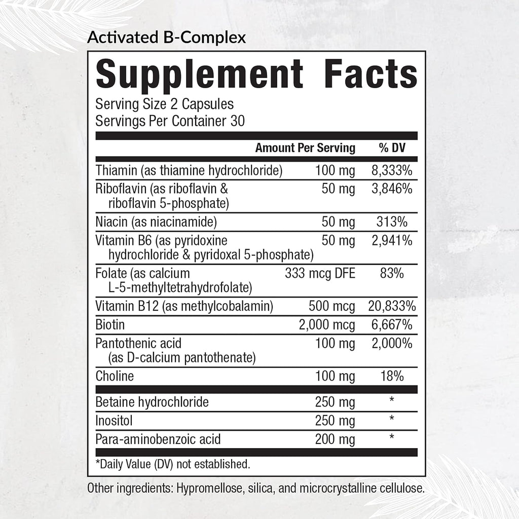 Equilife - Activated B Complex (60 ct.), Full Spectrum Magnesium (180 ct.), Daily Activated Multi-Vitamin (30 Servings)