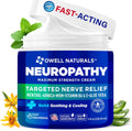 Owell Naturals Neuropathy Cream Extra Strength – Fast Absorbing Cooling for Leg, Feet & Hands – Advanced Soothing Formula with Aloe Vera, Arnica, MSM & Vitamin B6 – Made in USA, 2 fl oz