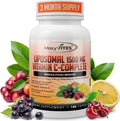 Liposomal Vitamin C with Zinc Capsules - Vit C Organic Elderberry, Amla, Camu Camu- Vitamina C High Absorption, Anti Aging, Immune Support,1500mg/Serving 3 Month Supply Gluten Free NON GMO Veggie Caps