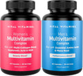 Vital Vitamins Women's Multivitamin Complex + Men's Multivitamin Complex
