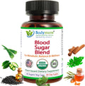 Bodymune Blood Sugar Blend – Organic Blood Sugar Support Supplement – with Bitter Melon Capsules, Moringa, & Black Seed Oil – 66 Capsules – USDA Organic, Vegan, Non-GMO