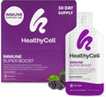 Healthycell Immune Super Boost Daily Liquid Supplement - 14 Gel Packs | Immune Support Supplement for Adults with Echinacea, Elderberry, Vitamin C, Vitamin D, Calcium & Zinc