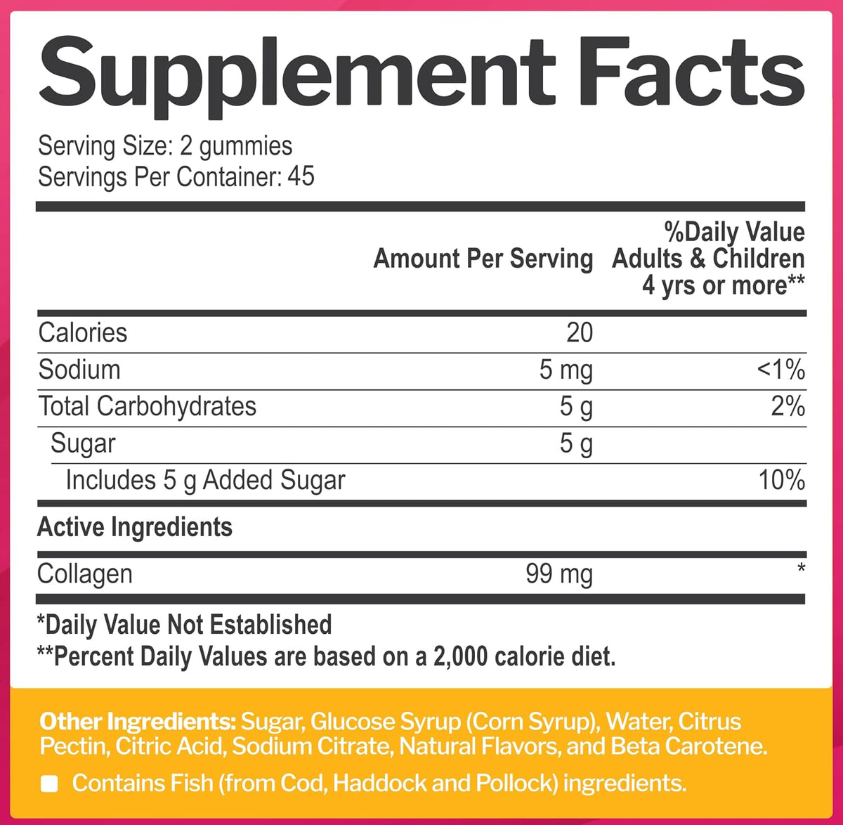 Just Nutrients Collagen Gummies for Women & Men (90 Count) | Premium Hydrolyzed Collagen Type I & III for Hair, Skin & Nails Support - Great Tasting Tropical Flavor, Gluten-Free