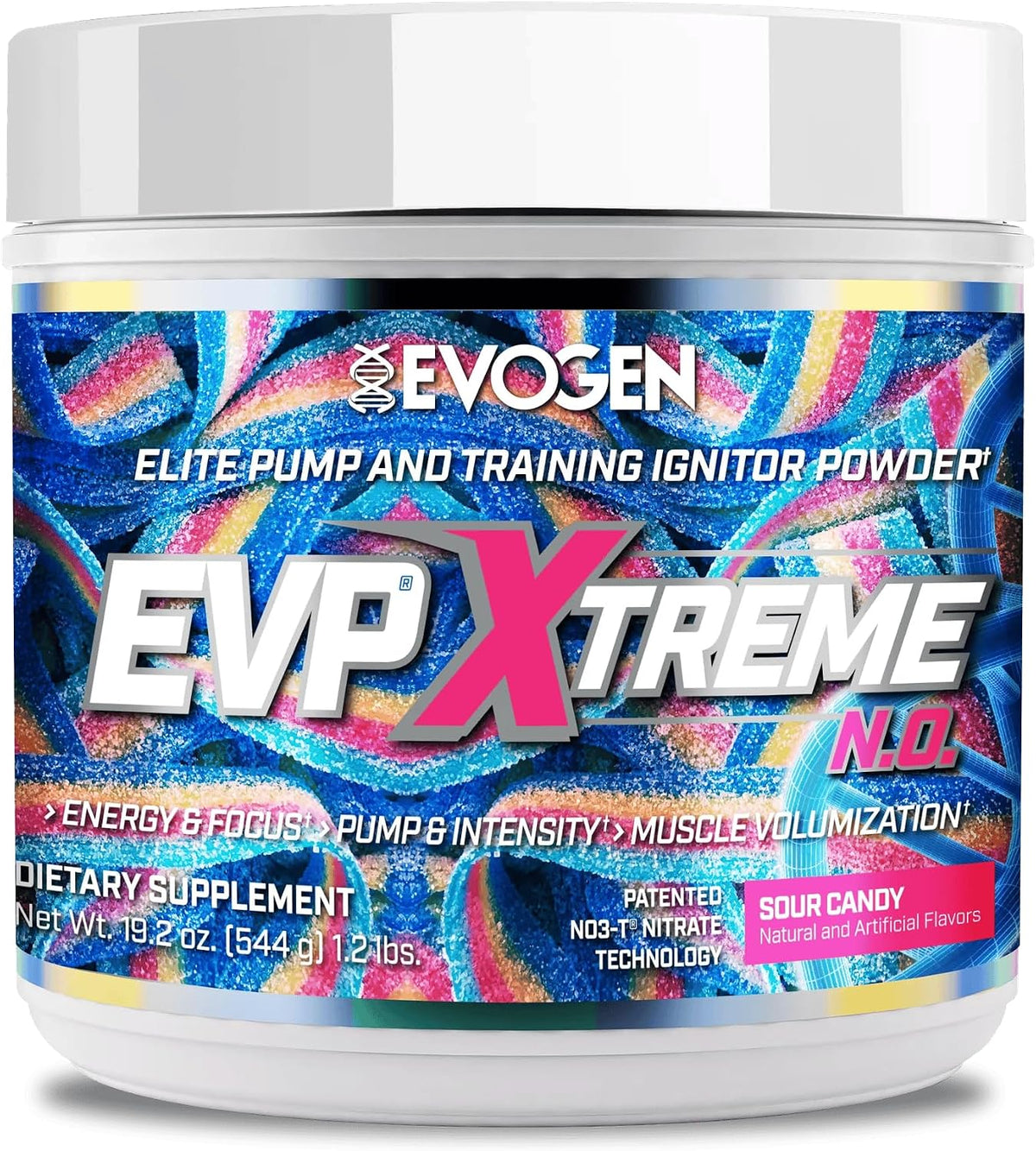 Evogen EVP Xtreme NO Amino K.E.M. Bundle – Pre Workout Powder & EAA/BCAA Pump Volumizer for Muscle Growth, Hydration & Performance | Sour Candy