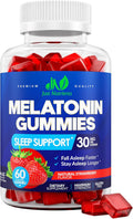 Melatonin 30mg Gummies for Adults, Zero Sugar (2 Month Supply) | Maximum Strength Sleep Support with 30mg of Melatonin Per Gummy - Gluten-Free, Vegetarian, Natural Strawberry Flavor