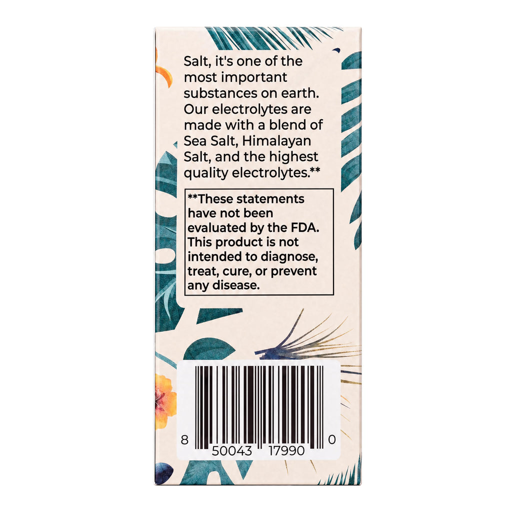 Santa Cruz Paleo Electrolyte Powder Sticks, Acai, Magnesium, Potassium, 12 Servings