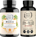 Happy Healthy Hippie Joy-Filled with Saffron Mood Support Supplement & Organic Maca Root Capsules