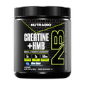 NutraBio Creatine + HMB- Creatine Monohydrate with HMB Powder for Muscle Growth, Increased Strength- 30 Servings (Unflavored)