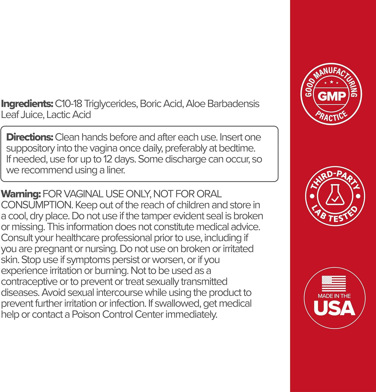 O Positiv URO Vaginal Probiotic and URO Boric Acid Vaginal Suppository Bundle