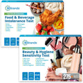 5Strands Food & Beverage Intolerance Test + Beauty Hygiene Sensitivity Test Bundle, At-Home Hair Analysis, Identify Food Intolerances & Personal Care Ingredient Sensitivities, Results in 4 Days
