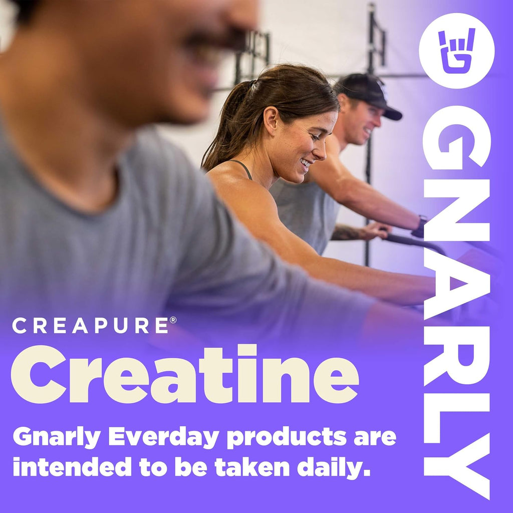 Gnarly Nutrition Creatine Powder, Unflavored (16.05oz) and Gnarly Whey Grass-Fed Protein Supplement, Chocolate (32.0oz)