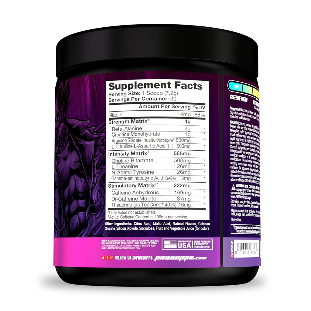 PROSUPPS Hyde Signature Sustained Pre Workout, Pixie Dust and Creatine 300 Bundle