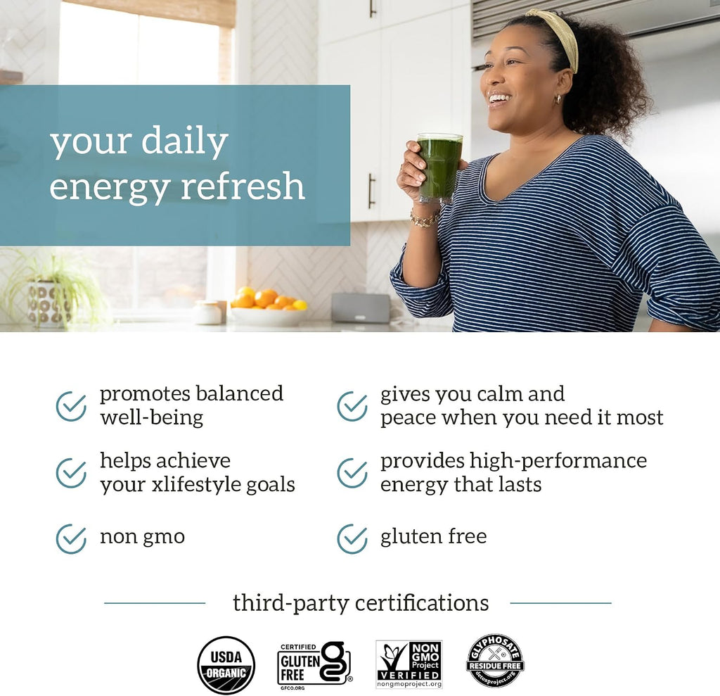 Organifi Green Juice and Red Juice Bundle - 30 Day Supply - Delicious, Refreshing Organic Superfood Supplement Powder With Antioxidants for Energy and Stress Relief Support - No GMO, Gluten, or Soy