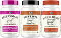 Beef Organ Supplement for Women + Organic Beef Liver Capsules + Grass Fed Bovine Heart & Liver Supplement - Pasture Raised Bovine - No Fillers, Flow Agents, or GMOs - Nutrient Dense Superfood