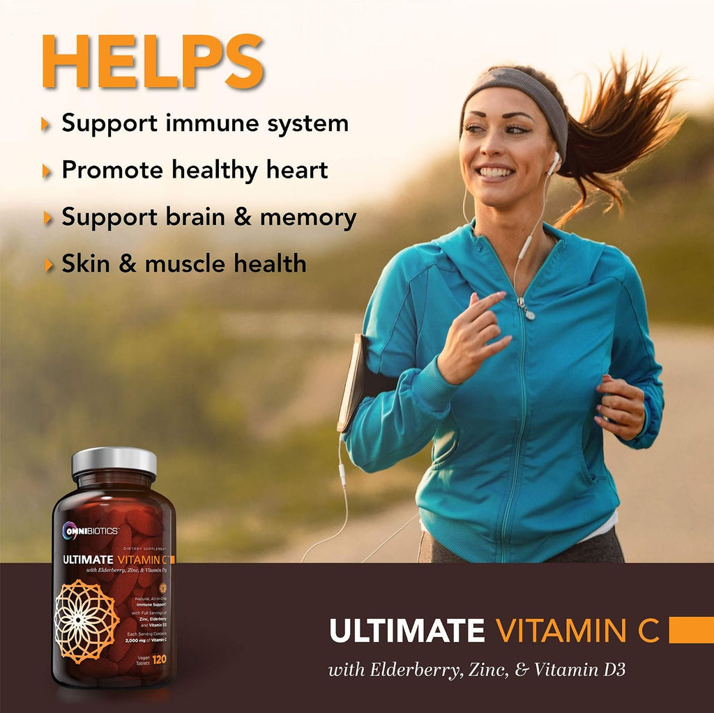 Vegan Omega 3 DHA EPA Supplement + Ultimate Vitamin C