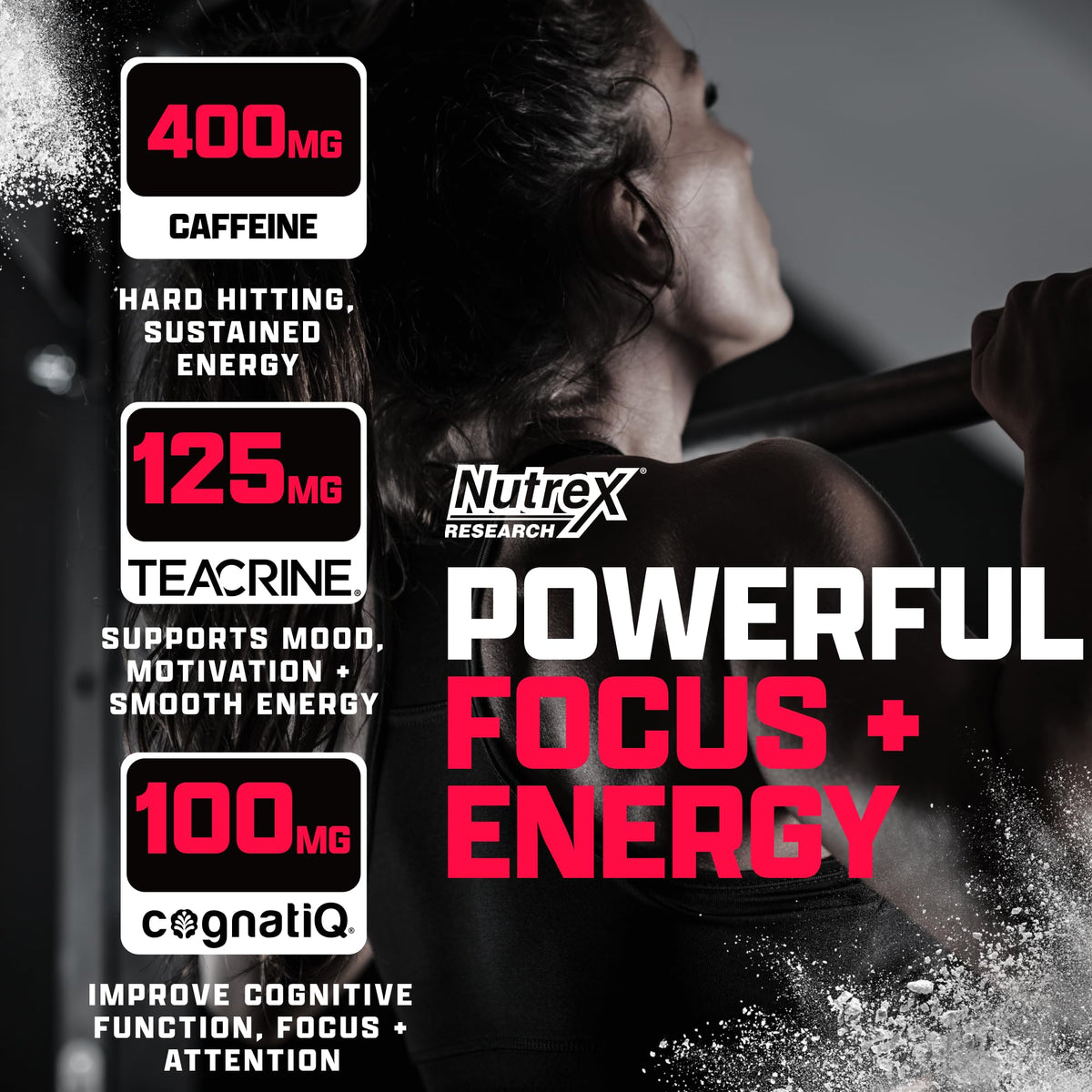 OUTLIFT Amped Max Dosed HIGH STIM Pre Workout Powder 6G Citrulline, 3.2G Beta Alanine, Alpha GPC, CognatiQ, Extreme Energy, Massive Pumps, Electrolytes (Strawberry Watermelon, 22 Servings)