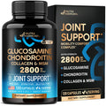 Glucosamine Chondroitin MSM Collagen | HSA | FSA Approved Product Items | Joint & Cartilage Support Supplement 2800 mg | Flexibility Nutritional Vitamins | Lab Tested | For Men & Women | 120 Capsules