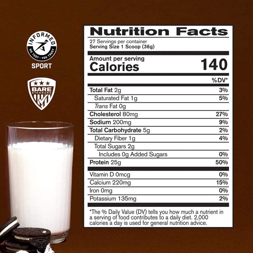 BARE PERFORMANCE NUTRITION BPN Whey Milk N' Cookies Protein + Creatine Bundle