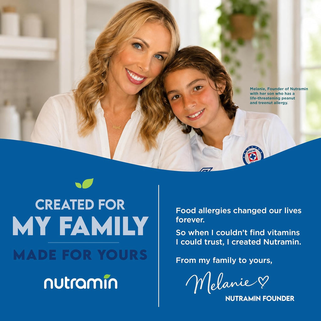 NUTRAMIN Sleep Boost - Dual Sleep Formula Melatonin + Herbal Blend - Sugar-Free, Vegan, Apple Pectin, Dark Cherry 60 ct