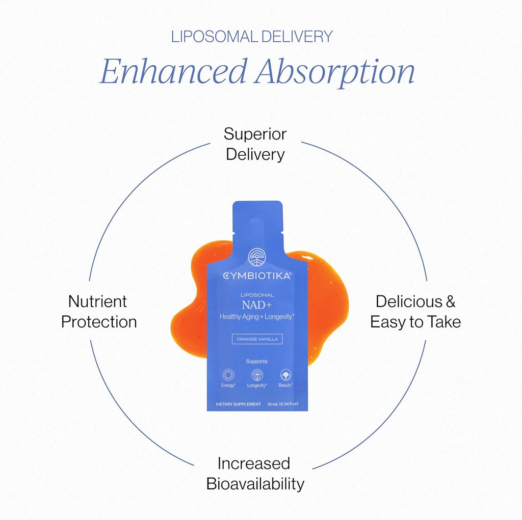 CYMBIOTIKA Liposomal NAD+ Supplement for Energy & Healthy Aging