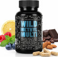 Wild Methylated Multivitamin for Women & Men | Daily Multi Vitamin | MTHFR Supplement Without Iron | Methylated B12, Folate, Vitamin C, A, K2, D, E, Choline, Biotin, ALA, CoQ10 & More (60 Capsules)