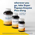 American Health Super Papaya Enzyme Plus Chewable Tablets, Natural Peppermint Flavor, Promotes Digestion & Nutrient Absorption, Contains Papain & Other Digestive Enzymes, 360 Count
