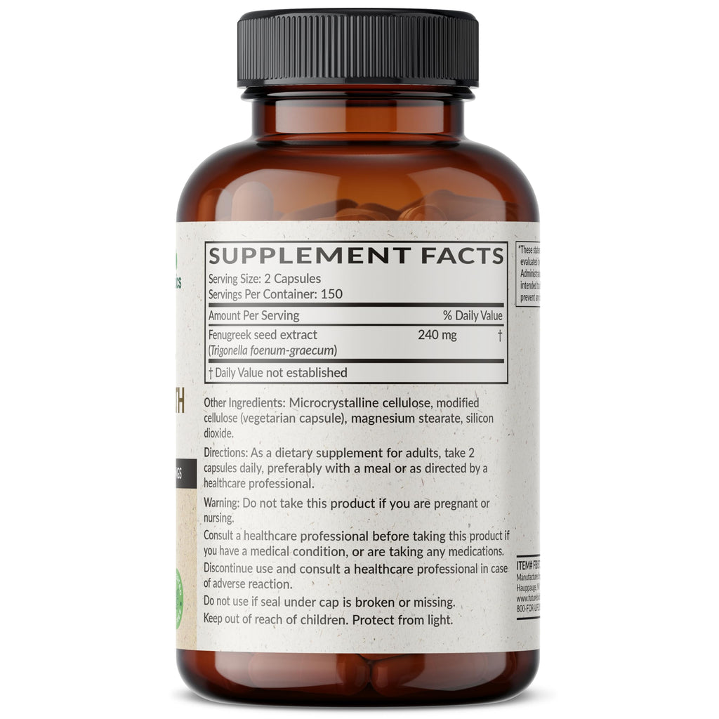 Futurebiotics Fenugreek Extra Strength Supports Overall Good Health & Well-Being, Non-GMO, 150 Vegetarian Capsules