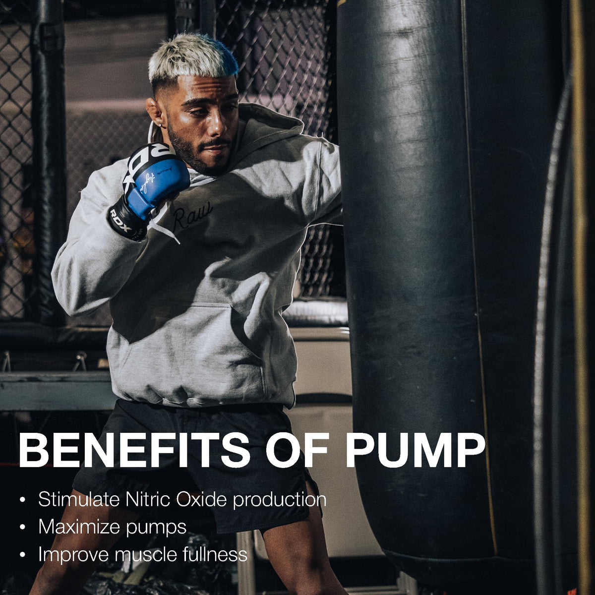 RAW Pump Stim Free Pre Workout (Watermelon) - Non-Stimulant Pre Workout Supplement Powder Nitric Oxide Booster - Pre Workout Supplements Drink for During Workout - 40 Servings
