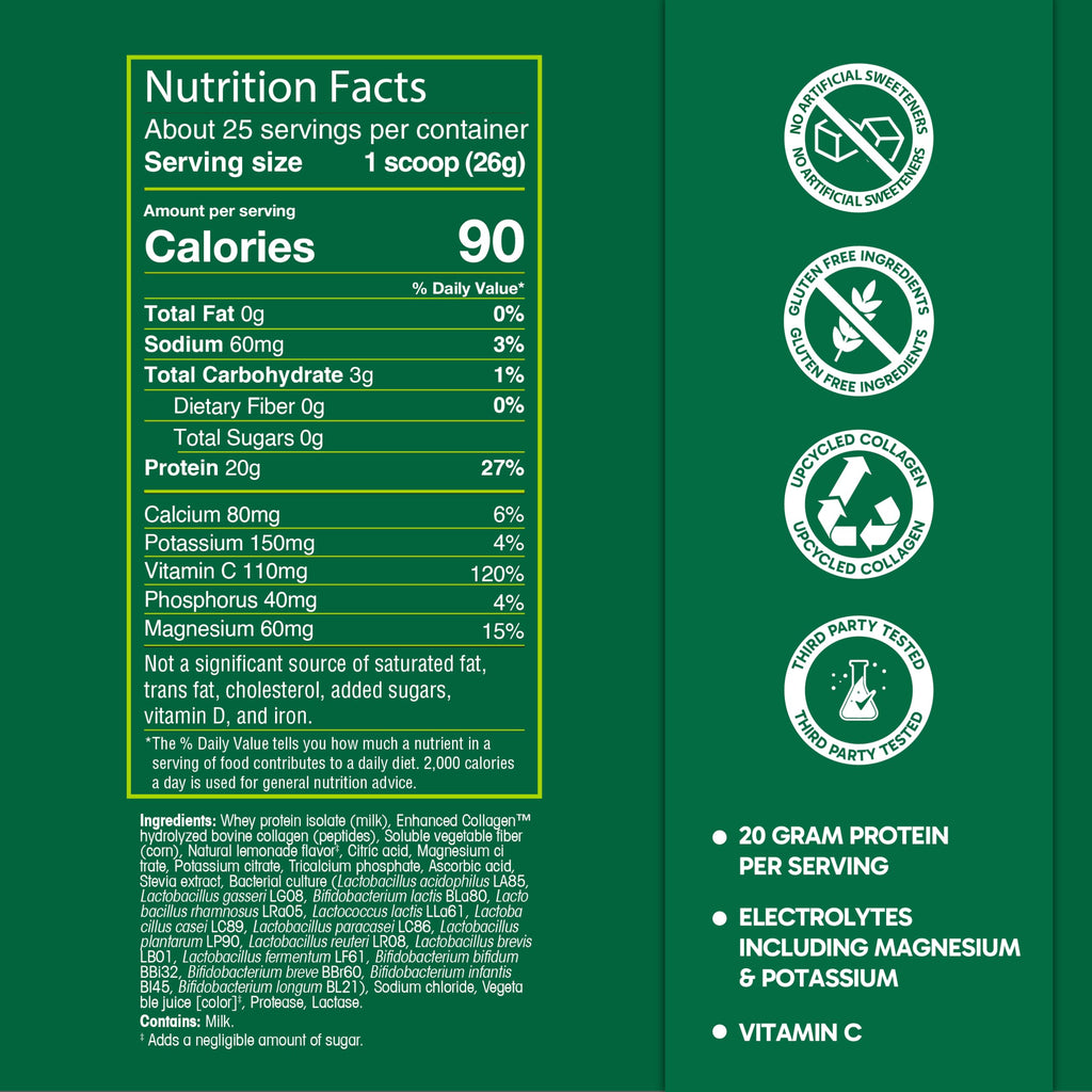 Organika Raspberry All Day Protein Hydrator, 22.93 OZ
