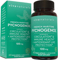 Viva Naturals Pycnogenol - 100mg French Maritime Pine Bark Extract – Supports Circulation, Antioxidant-Like Activity, Joints & Immune Health and Function – 60 Veggie Capsules