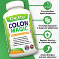 Colon Cleanse Detox Formula - Natural Bowel Cleanser Pills for Intestinal Bloating & Fast Digestive Cleansing - Daily Constipation Relief Supplement Gut, Belly, Stomach - Women Men Herbal Weight Flush