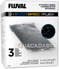 Fluval Spec/Evo/Flex Activated Carbon, Replacement Aquarium Filter Media, 3-Pack, A1377 | Replacement Aquarium Filter Media