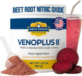 VenoPlus 8 - Beet Root Nitric Oxide Supplement for Men and Women - Green Apple