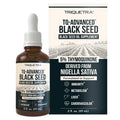Black Seed Oil Softgels | 5% Thymoquinone - TQ-Advanced® | High Potency - 500 mg per Capsule - 15:1 Concentrate from Nigella Sativa Extract, Raw Form, Vegan Formula, Glass Bottle (60 Softgels)