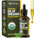 Organic Oil of Oregano Drops, 200 Servings, 1 Fl Oz High Strength Carvacrol | Oregano Oil Liquid Drops for Daily and Seasonal Immune Support, 6 Month Supply, Alcohol Free, Non-GMO, USDA Certified, Vegan