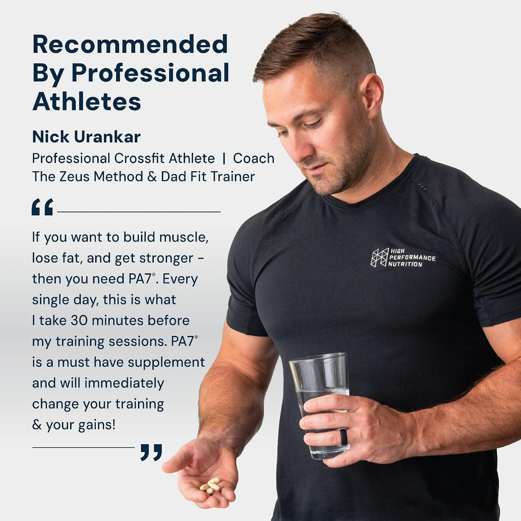 HPN PA(7) Phosphatidic Acid for Muscle & Strength, 96 Tablets | Mediator phosphatidic acid with L-leucine supports protein synthesis, lean muscle and strength from training; 96 Tablets.